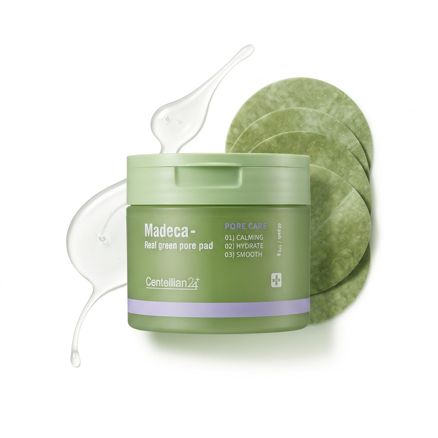 Centellian24 Madeca Real Green Pore Pad 60 tampons