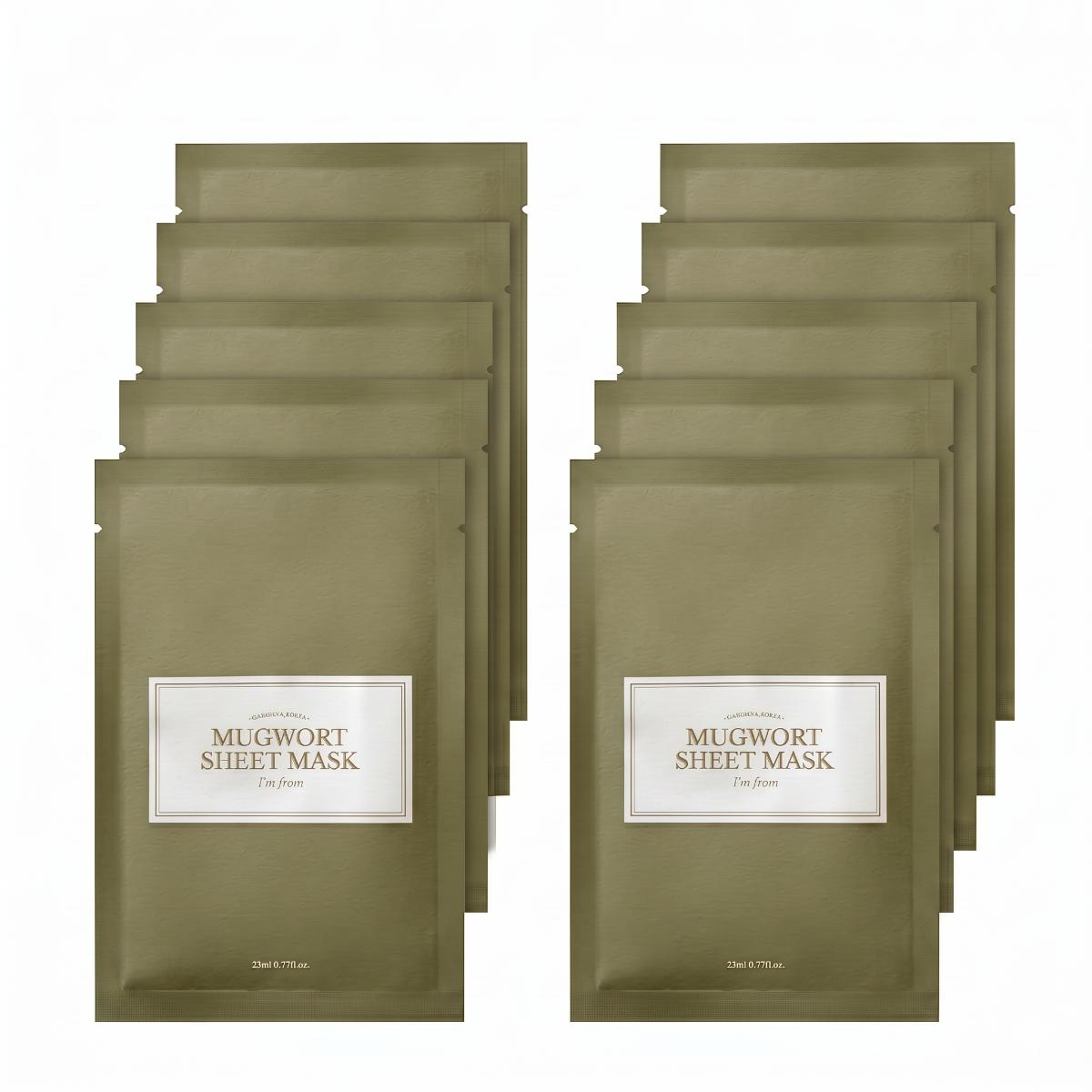 I'm From Mugwort Sheet Mask 10 Stück
