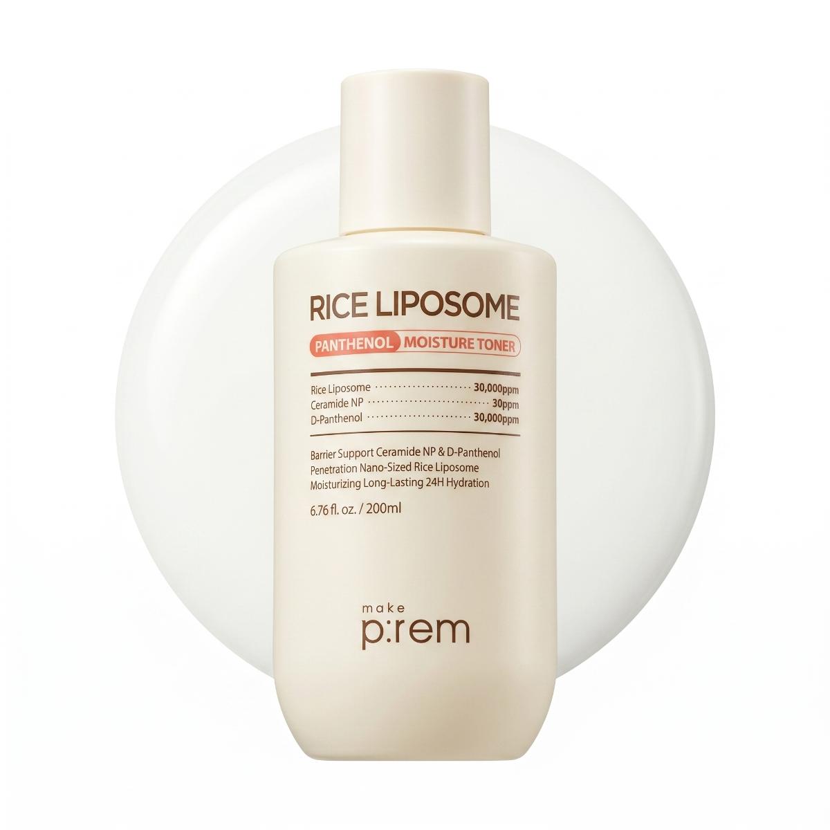 make p:rem Rice Liposome Panthenol Moisture Toner 200ml
