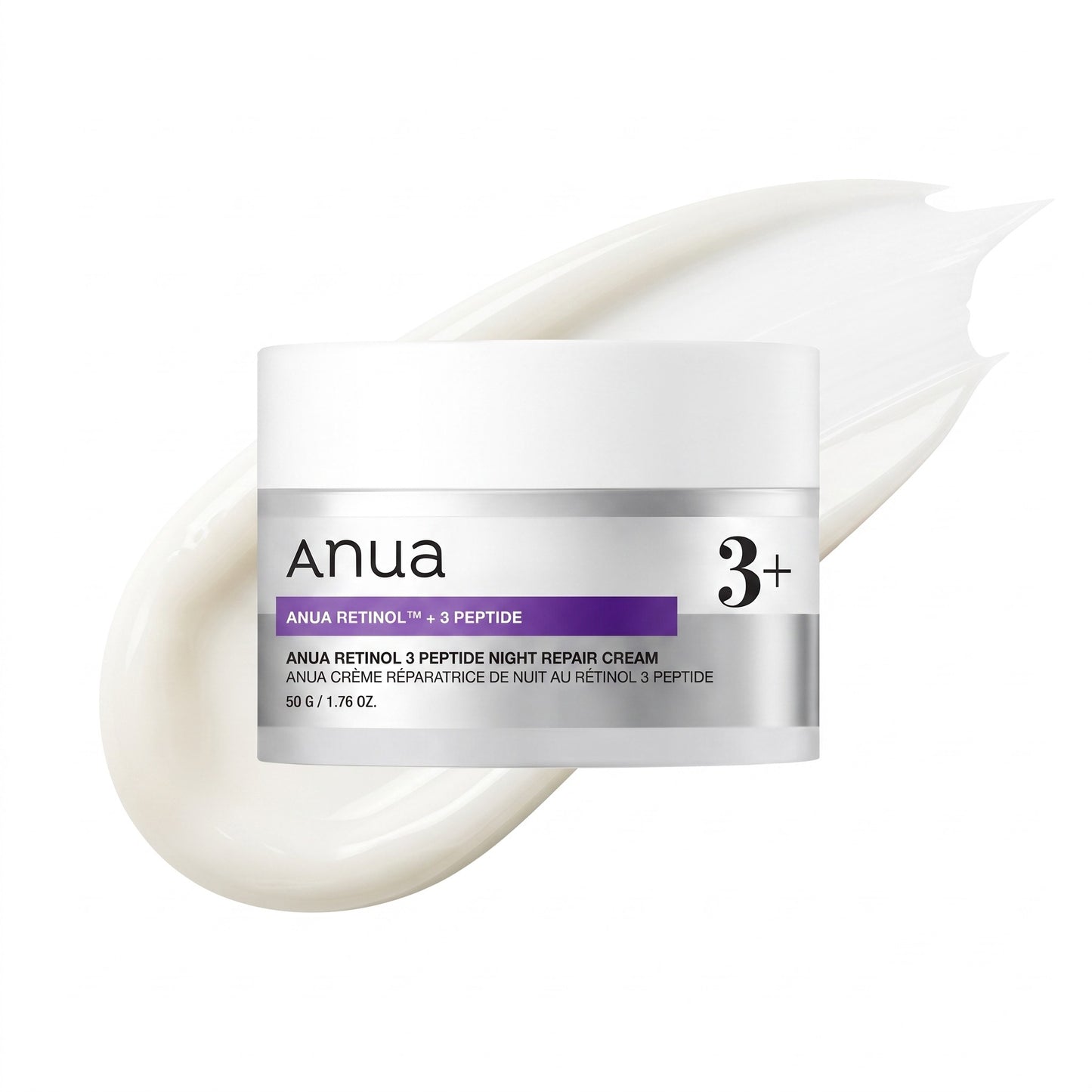 Crème de nuit réparatrice Anua Rétinol 3 peptides 50 g