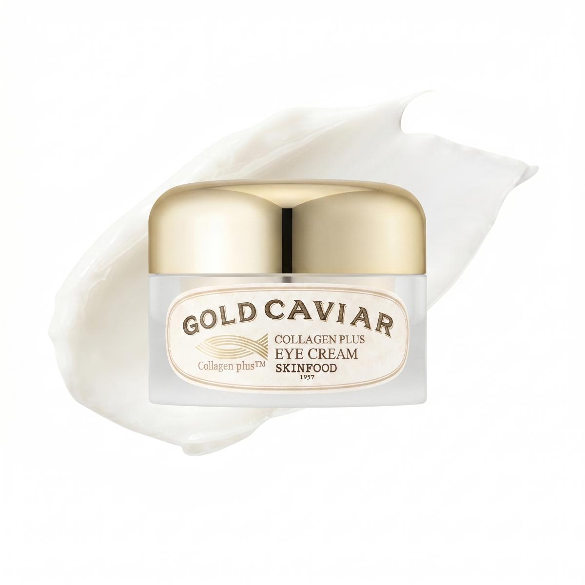 SKINFOOD Crème Contour des Yeux Gold Caviar Collagen Plus 30g