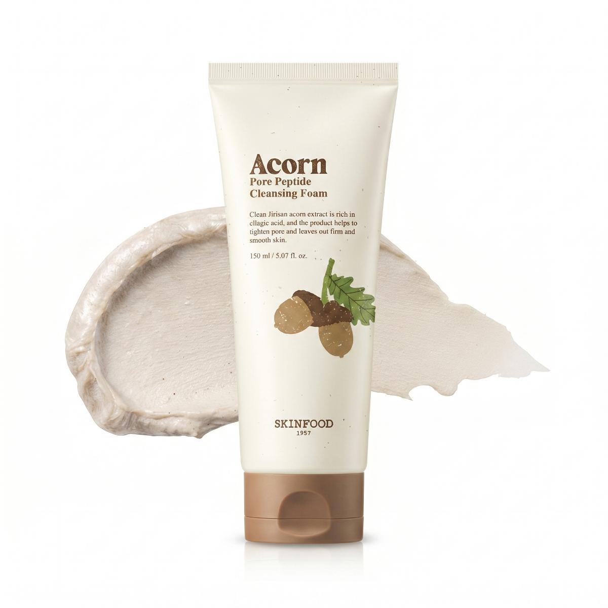 SKINFOOD Eichel Poren Peptid Reinigungschaum 150ml