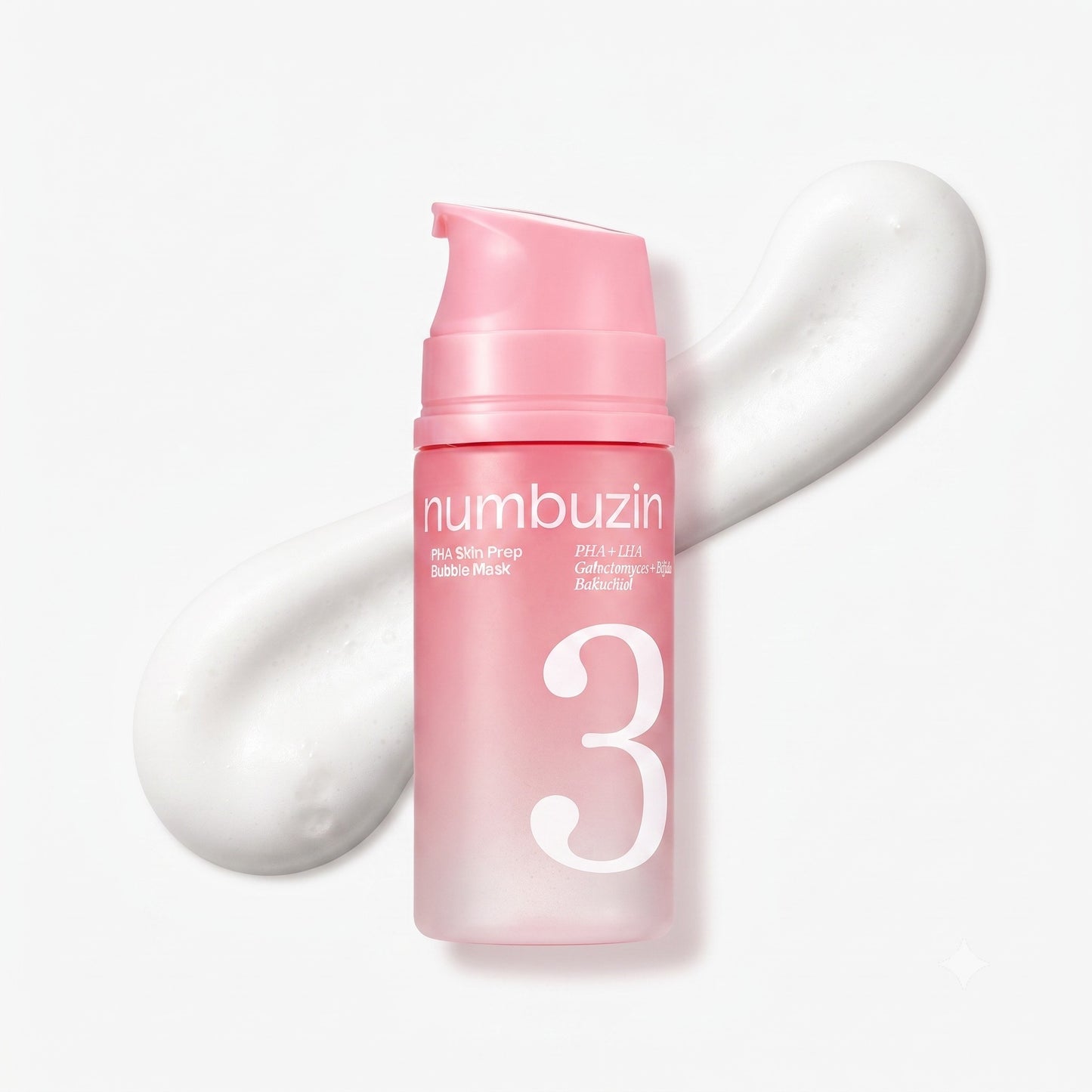 numbuzin No.3 Masque Bulle Préparateur pour la Peau au PHA 90ml