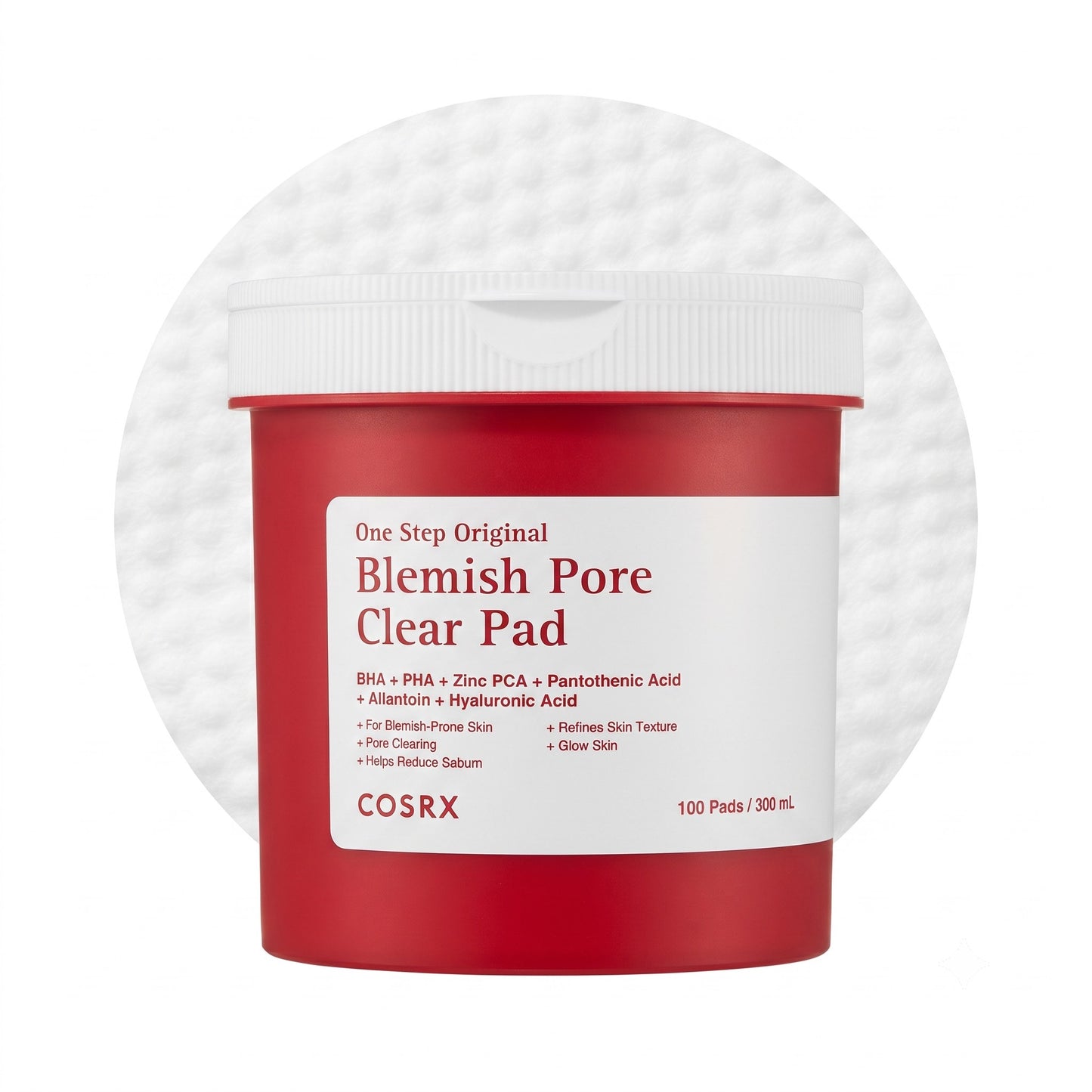 COSRX One Step Original Blemish Pore Clear Pad 100 Pads