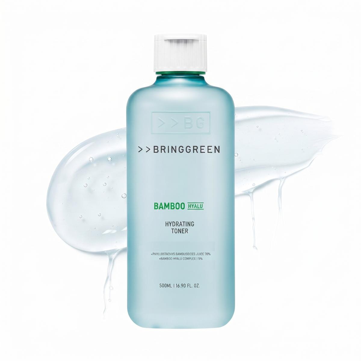 BRINGGREEN Bambus-Hyalu Feuchtigkeitsspendender Toner 500ml