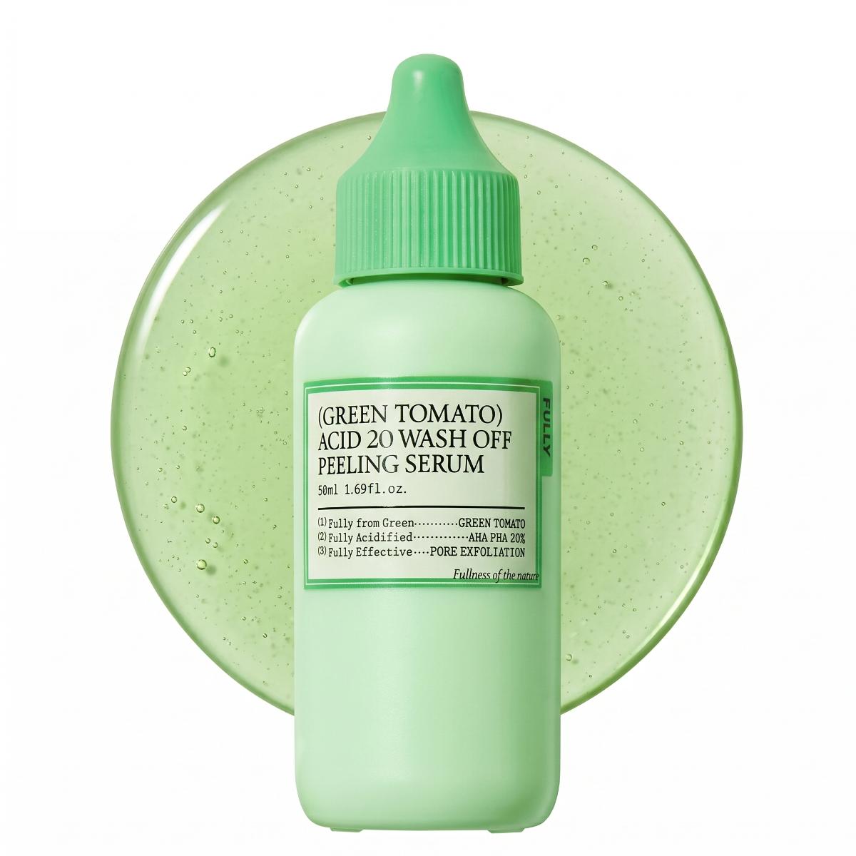 FULLY Sérum exfoliant à l'acide de tomate verte à rincer 20 50 ml